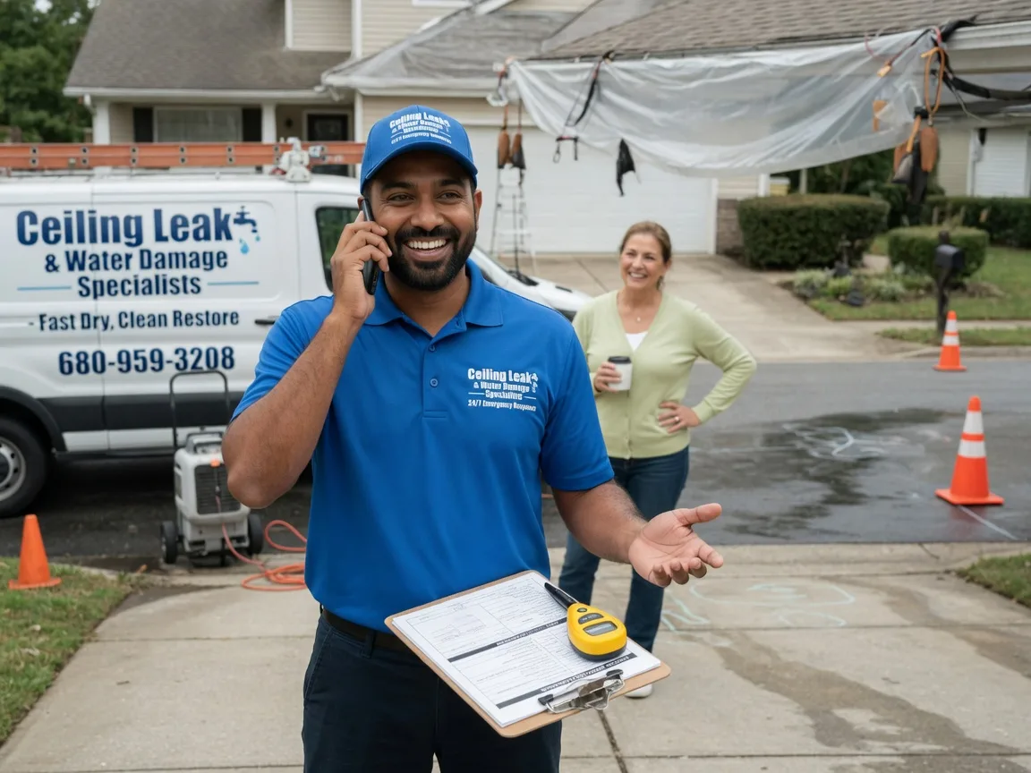 Ceiling Leak Cleanup Spalding, NE FAQs